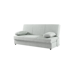 Divano Letto Contenitore 190x64x90 Jimmy In Tessuto Ghiaccio