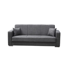 Divano Prontoletto 220x84x82 Cm 3 Posti Futuro Mina 11 Grigio