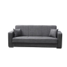 Divano Prontoletto 220x84x82 Cm 3 Posti Futuro Mina 11 Grigio