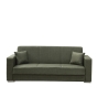 Divano Prontoletto 220x84x82 Cm 3 Posti Futuro Mina 19 Verde Oliva