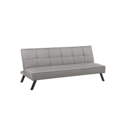 Divano Prontoletto 3 Posti 180x81x79 In Lino Classic Grigio Chiaro