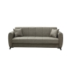 Divano Prontoletto 3 Posti 210x78x78 Delhi Mina 07 Tortora