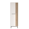 Scarpiera Multiripiano 57x36x185 Cm 1 Anta Argo Bianco E Rovere