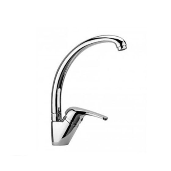 Rubinetto Miscelatore Monocomando Da Cucina Cromato Con Leva Laterale - Foto 11