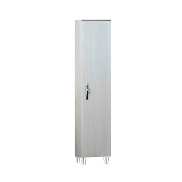 Mobile bagno 85 cm con lavabo, specchio e colonna bianco portuna - Claudia 93826