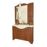 Mobile bagno arte povera 105 cm con lavabo, specchio e pensile - Doria 9619