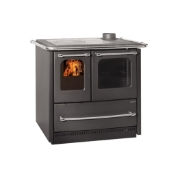 Cucina A Legna 7,5 kW Con Forno Sovrana Easy 2.0 La Nordica Antracite