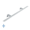 Applique LED 80 cm per specchio da bagno luce bianca fredda cromato