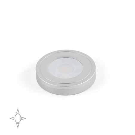 Faretto LED Ø 70 mm luce bianca naturale in plastica e alluminio opaco