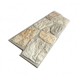 Rivestimento grès porcellanato 20 x 60 cm effetto pietra wall beige