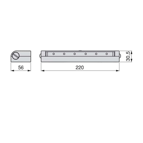 Luce LED a batterie con sensore di movimento e luce bianca fredda in plastica grigio metallizzato