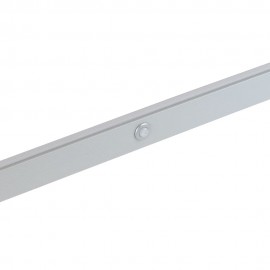 Barra appendiabiti regolabile 1008-1158 mm per armadi con luce bianca LED e sensore di movimento