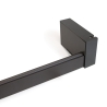 Barra appendiabiti regolabile 858-1008 mm luce bianca LED a batteria, colore moka