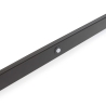 Barra appendiabiti regolabile 558-708 mm luce bianca LED a batteria, colore moka