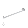 Barra appendiabiti regolabile 708-858 mm luce bianca LED a batteria