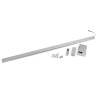 Barra appendiabiti regolabile 708-858 mm luce bianca LED a batteria