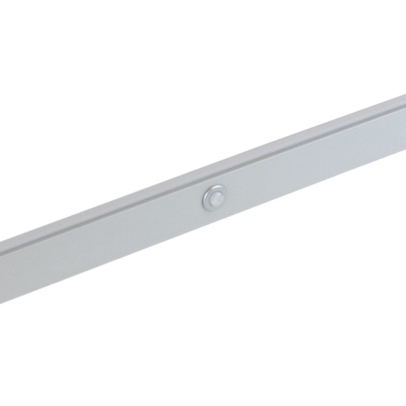 Barra appendiabiti regolabile 708-858 mm luce bianca LED a batteria