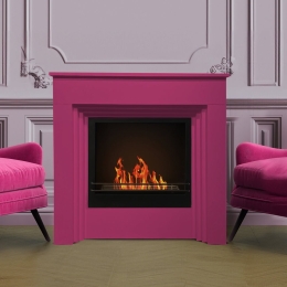 Camino a bioetanolo biocamino a terra colorato BELLINI Fucsia 96x35x99