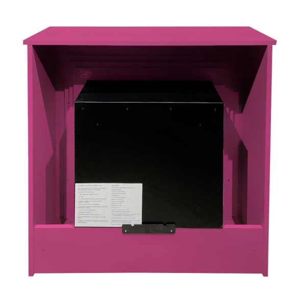 Camino a bioetanolo biocamino a terra colorato BELLINI Fucsia 96x35x99