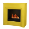 Camino a bioetanolo biocamino a terra colorato BELLINI Giallo 96x35x98