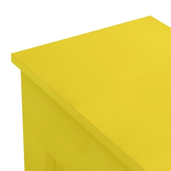 Camino a bioetanolo biocamino a terra colorato BELLINI Giallo 96x35x98