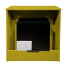 Camino a bioetanolo biocamino a terra colorato BELLINI Giallo 96x35x98