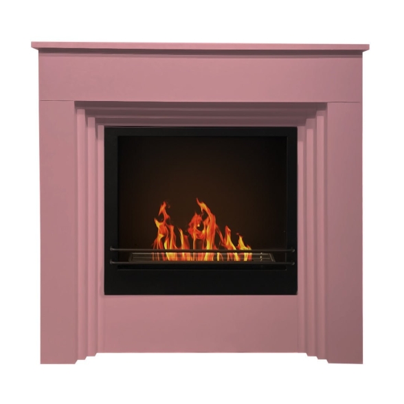 Camino a bioetanolo biocamino da terra colorato BELLINI Rosa 96x35x96
