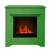 Camino a bioetanolo biocamino da terra colorato BELLINI Verde 96x35x97