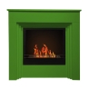 Camino a bioetanolo biocamino da terra colorato BELLINI Verde 96x35x97