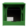 Camino a bioetanolo biocamino da terra colorato BELLINI Verde 96x35x97