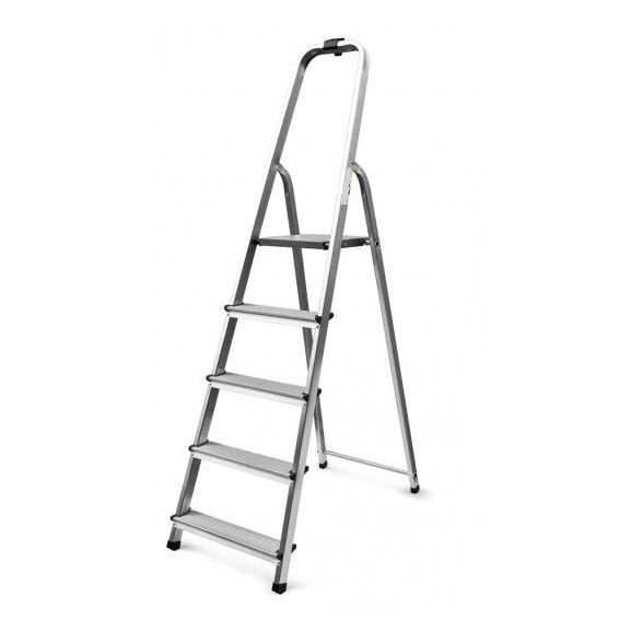 Divina Home Scala domestica in alluminio 5 gradini DH53832