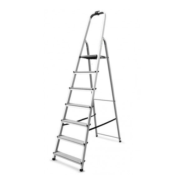 Divina Home Scala domestica in alluminio 7 gradini DH53834