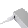 Barra appendiabiti regolabile 408-558 mm luce bianca LED a batteria