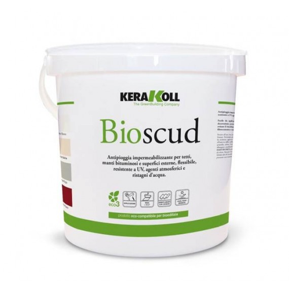 Bioscud 5 kg bianco Kerakoll Antipioggia impermeabilizzante per impermeabilizzazioni e/o incapsulamento amianto