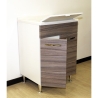 Lavatoio 60x50 Effetto Legno Vasca In Resina Antonella Palissandro