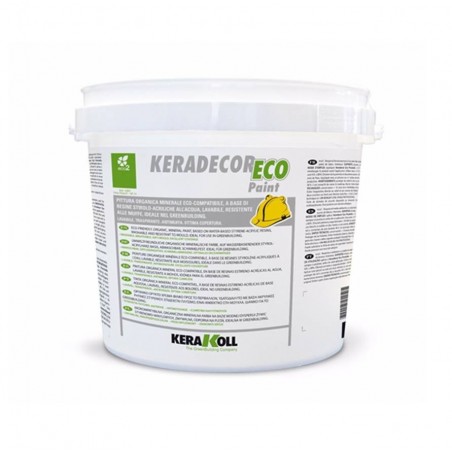Pittura a base di resine stirolo-acriliche Kerakoll Keradecor Eco Paint 14 lt 23068 bianco