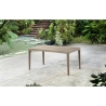 Tavolo Da Giardino In Resina Effetto Vimini 160x90 Girona Marrone Keter