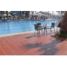 Pavimento klinker 24,5 x 24,5 cm rosso Gresmanc Rocinante
