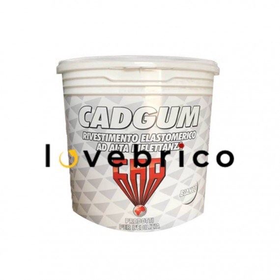Cad Gum 5 kg bianco Guaina liquida ad alta riflettanza per impermeabilizzazioni