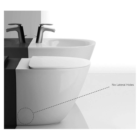WC Filo Muro Rimless Scarico Parete e Terra Sensation Rak Ceramics