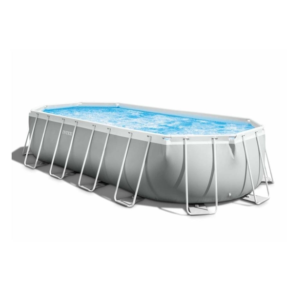Piscina Fuori Terra Con Filtro 6,10 x 3,05 x 1,22 m Prism Frame Ovale Intex 26798