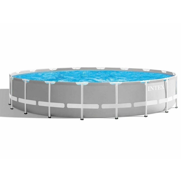 Piscina Fuori Terra Con Filtro Ø 5,49 x 1,22 m Prism Frame Rotonda Intex 26732