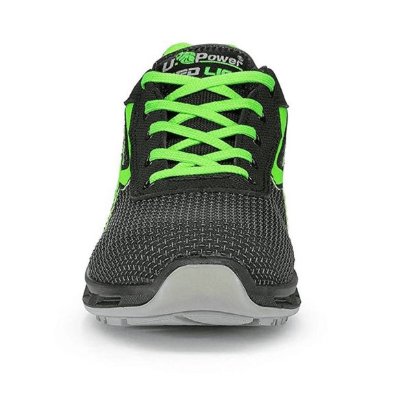 Scarpe antinfortunistiche U Power STRONG S3 CI SRC ESD nero/verde