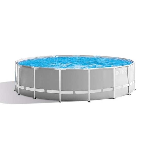 Piscina Fuori Terra Con Filtro Ø 4,57 x 1,22 m Prism Frame Rotonda Intex 26726