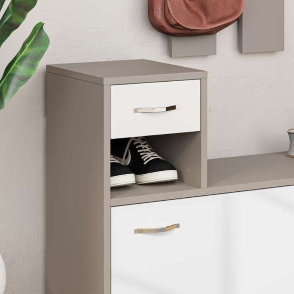 Mobile Ingresso 100 Cm Con Specchio Rudolf Tortora