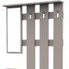 Mobile Ingresso 100 Cm Con Specchio Rudolf Tortora