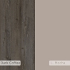 Mobile ingresso scarpiera Holdon colore tortora dark coffee
