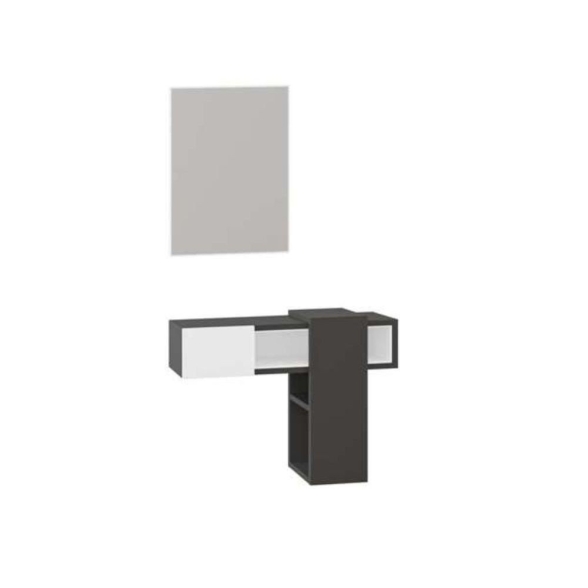 Composizione Ingresso Efes antracite bianco con specchio