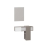 Composizione Ingresso Efes mocha bianco con specchio