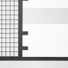 Scaffale Ingresso Industrial Con Appendiabiti E Scarpiera Nomad Bianco
